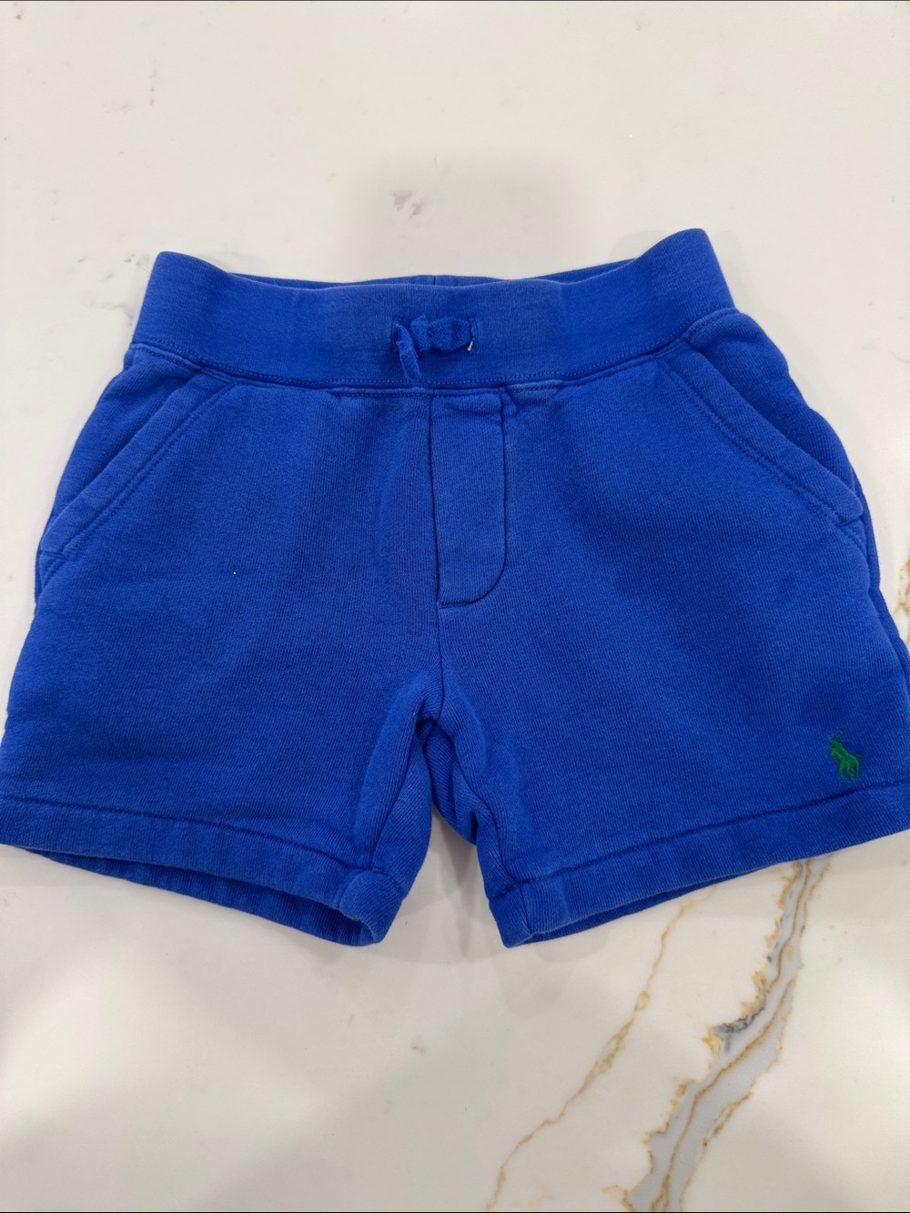 Ralph Lauren Royal Blue Terry Shorts for Kids